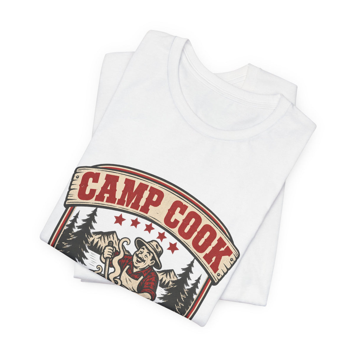 Camp Cook T-Shirt — Five-Star Meals One-Pot Menu Vintage Camping Tee