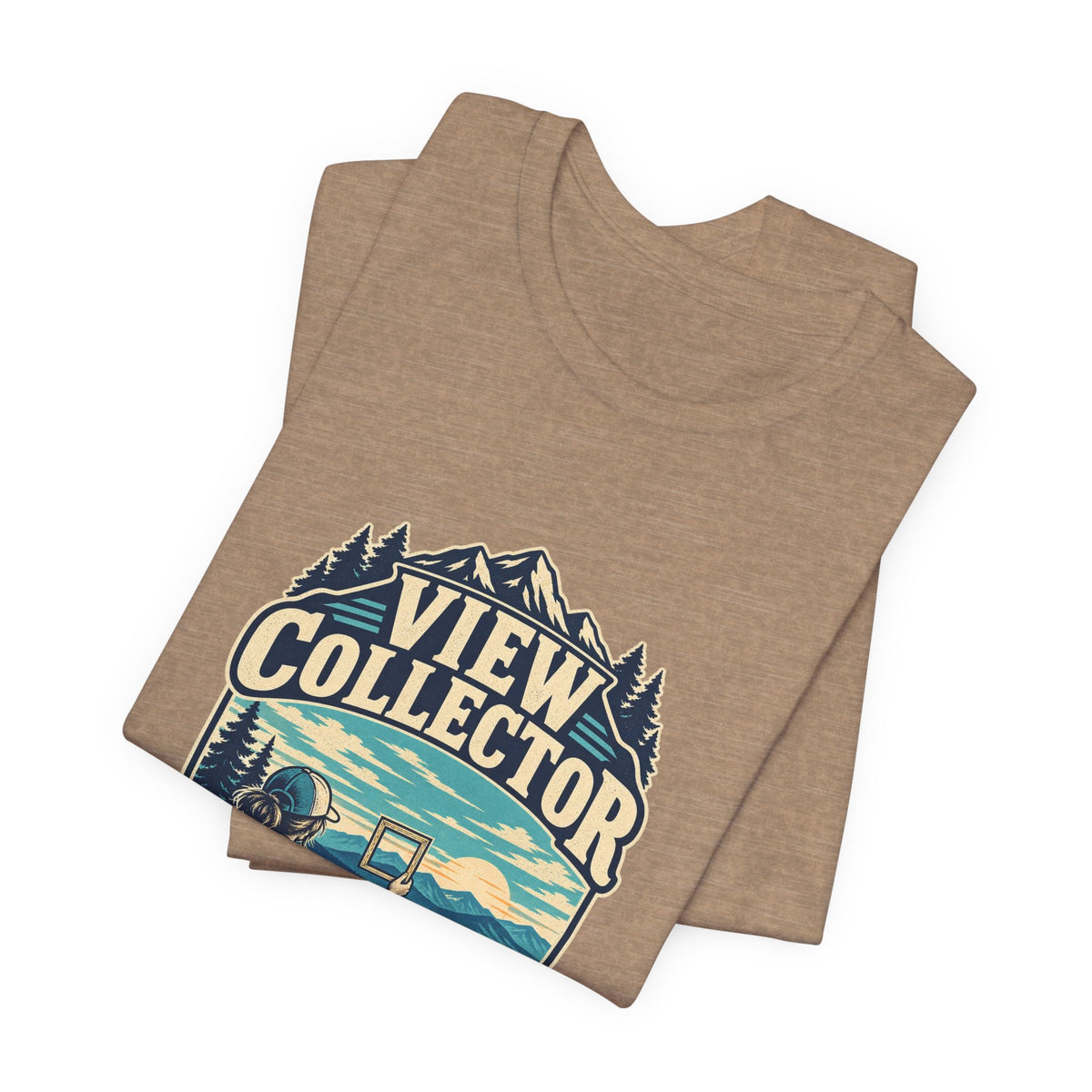 View Collector T-Shirt — No Storage Limit Mountain Lake Hiking Photographer Tee