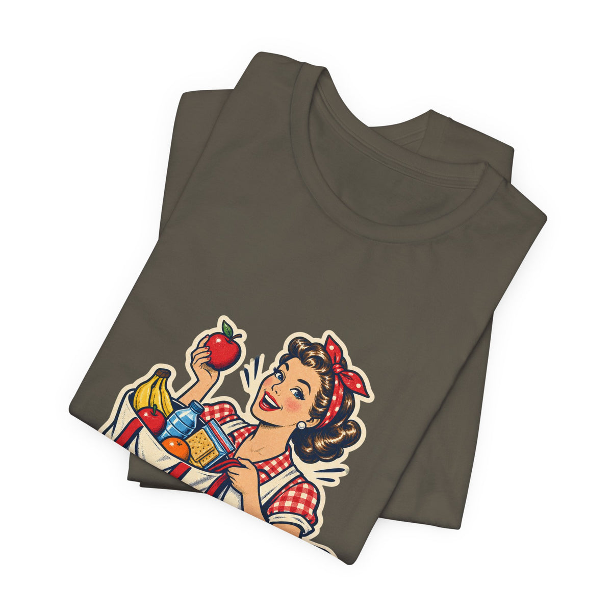 Snack Department Emergency Supply Vintage Grocery Pinup Tee