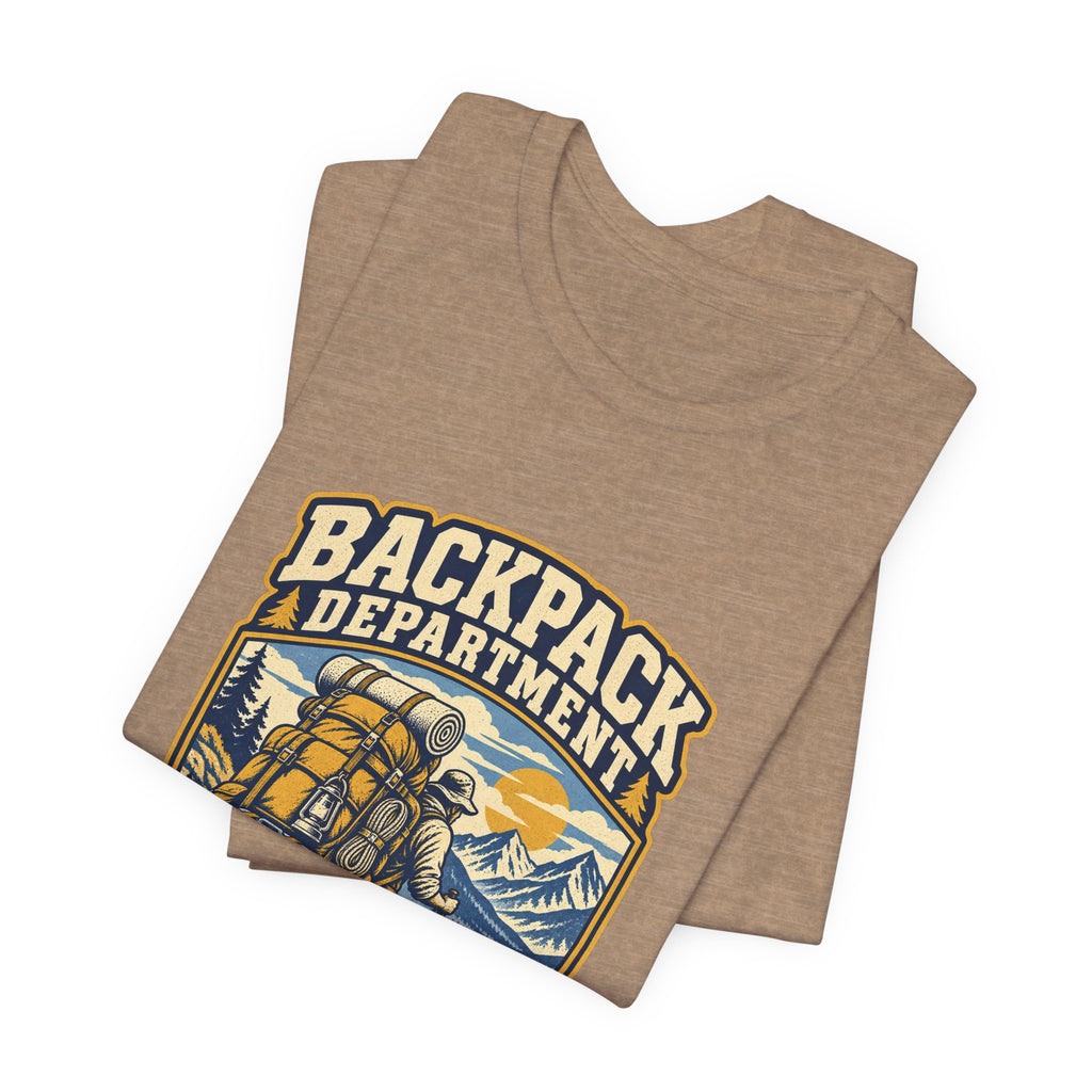 Backpack Department T-Shirt — Carrying the Group Vintage Hiking Tee
