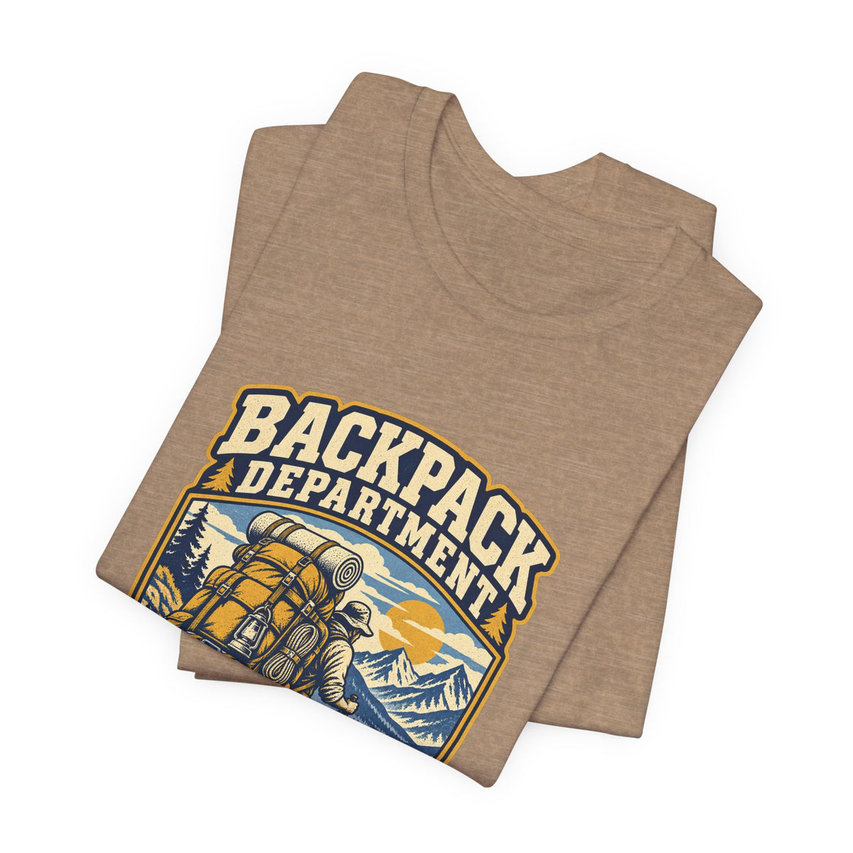 Backpack Department T-Shirt — Carrying the Group Vintage Hiking Tee