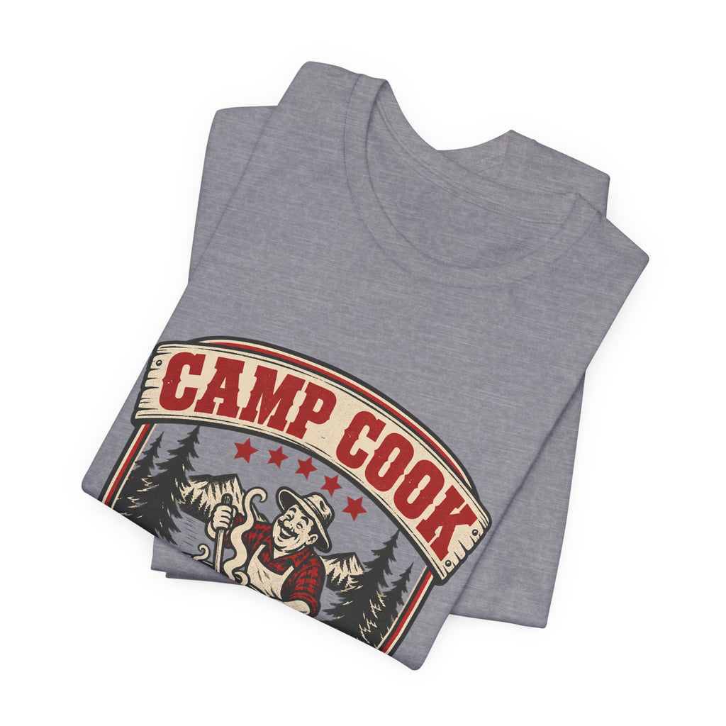 Camp Cook T-Shirt — Five-Star Meals One-Pot Menu Vintage Camping Tee
