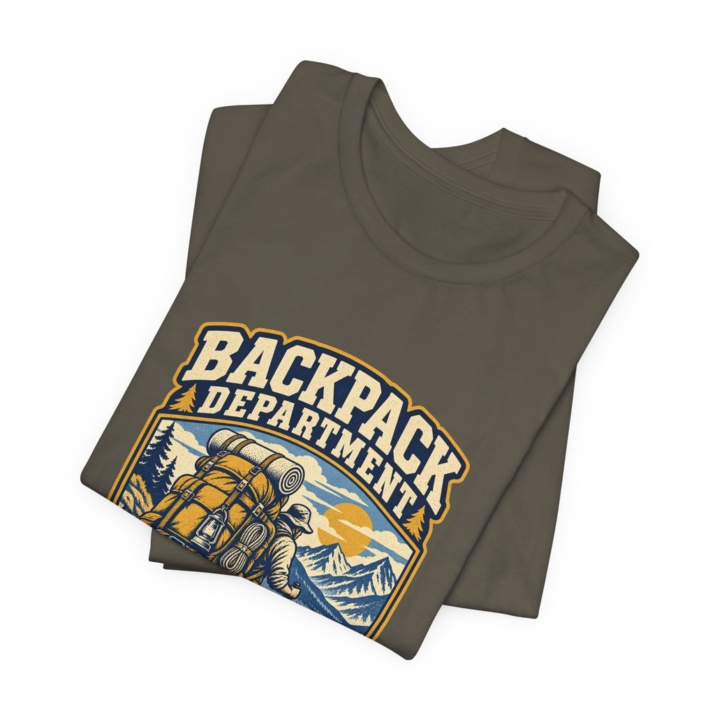 Backpack Department T-Shirt — Carrying the Group Vintage Hiking Tee