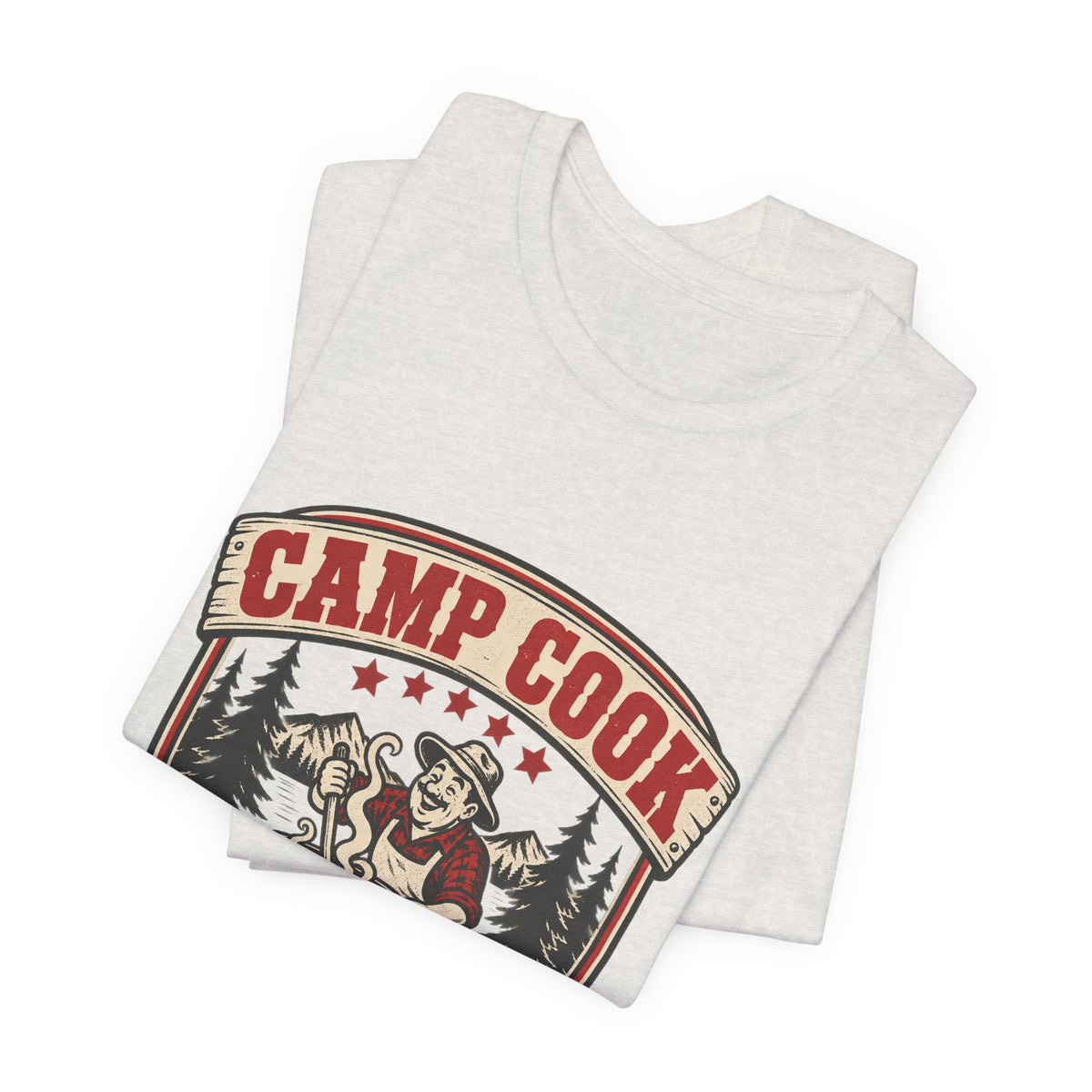Camp Cook T-Shirt — Five-Star Meals One-Pot Menu Vintage Camping Tee