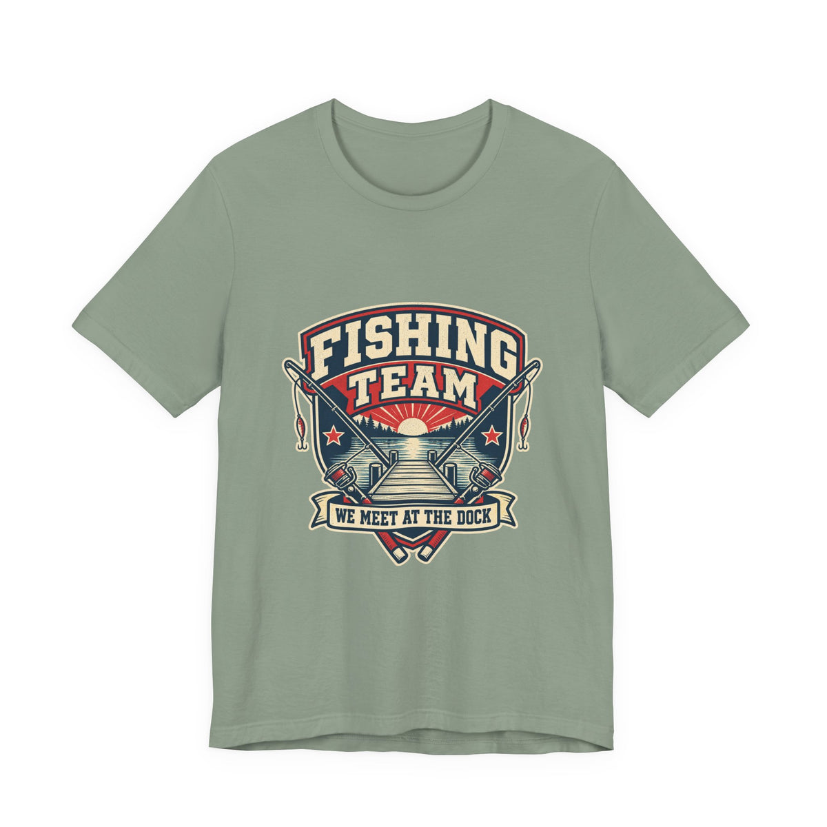 Fishing Team T-Shirt — We Meet at the Dock Vintage Fishing Tee