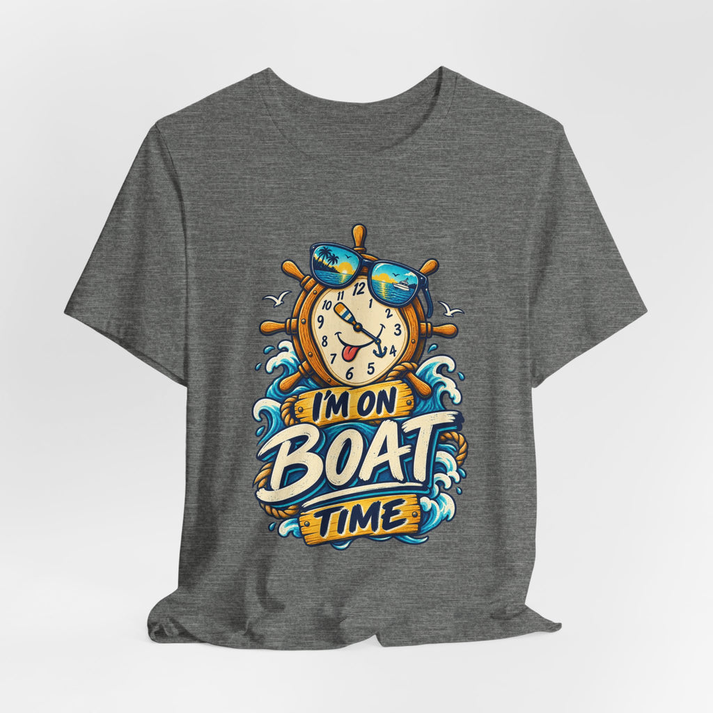 I'm on Boat Time T-Shirt — Funny Nautical Vintage Boating Design