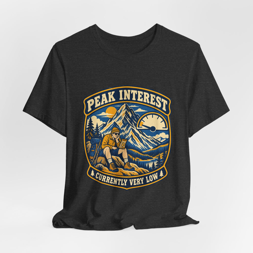Peak Interest T-Shirt — Currently Very Low Vintage Mountain Hiking Tee