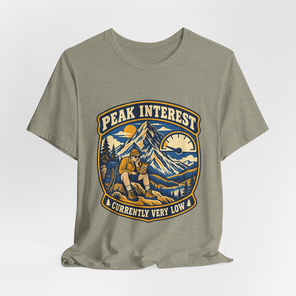 Peak Interest T-Shirt — Currently Very Low Vintage Mountain Hiking Tee