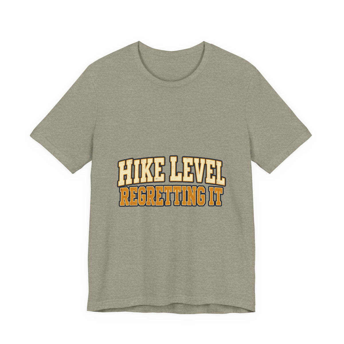 Hike Level: Regretting It T-Shirt — Funny Vintage Hiking Tee