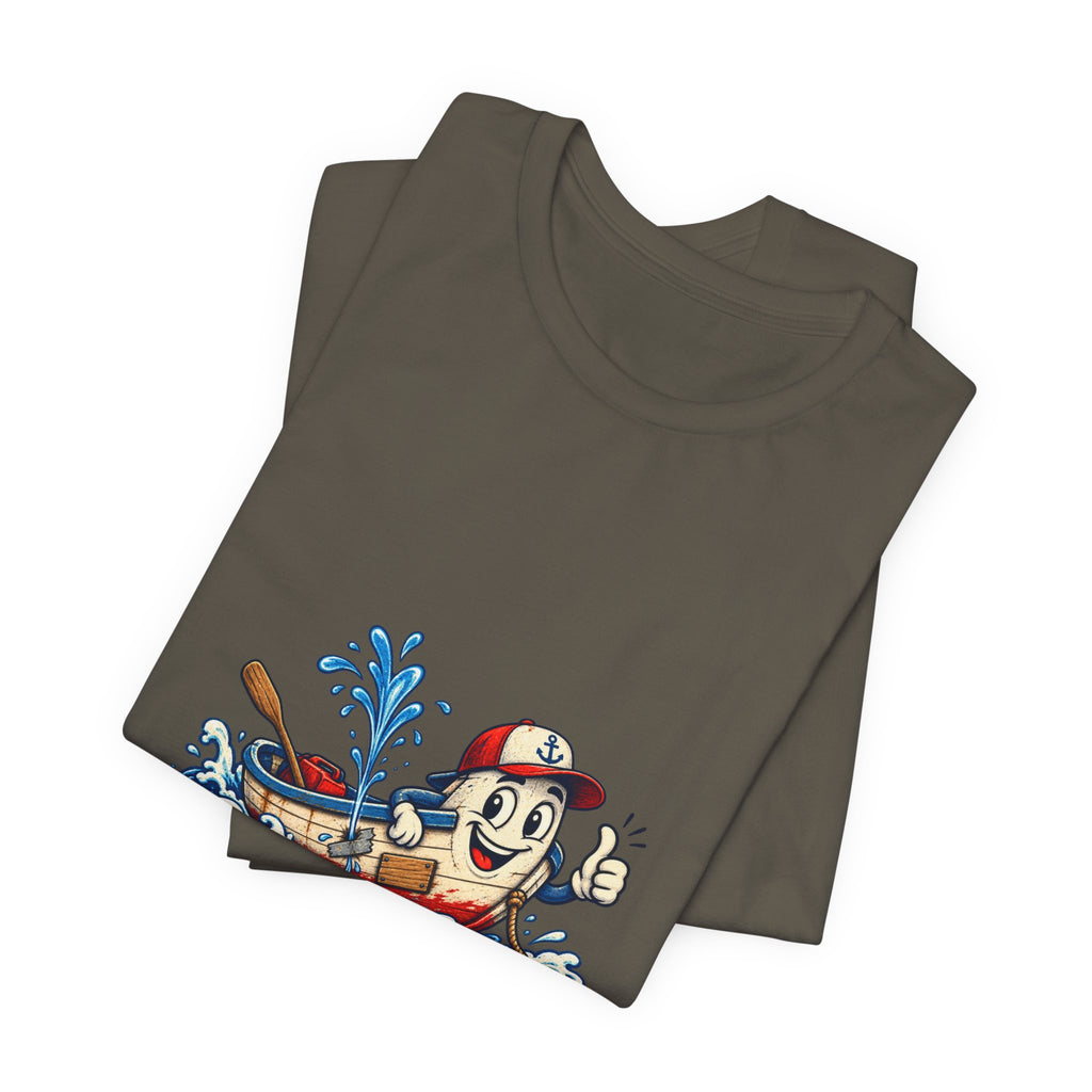 Unsinkable-ish Boat T-Shirt, Funny Nautical Vintage Cartoon Tee