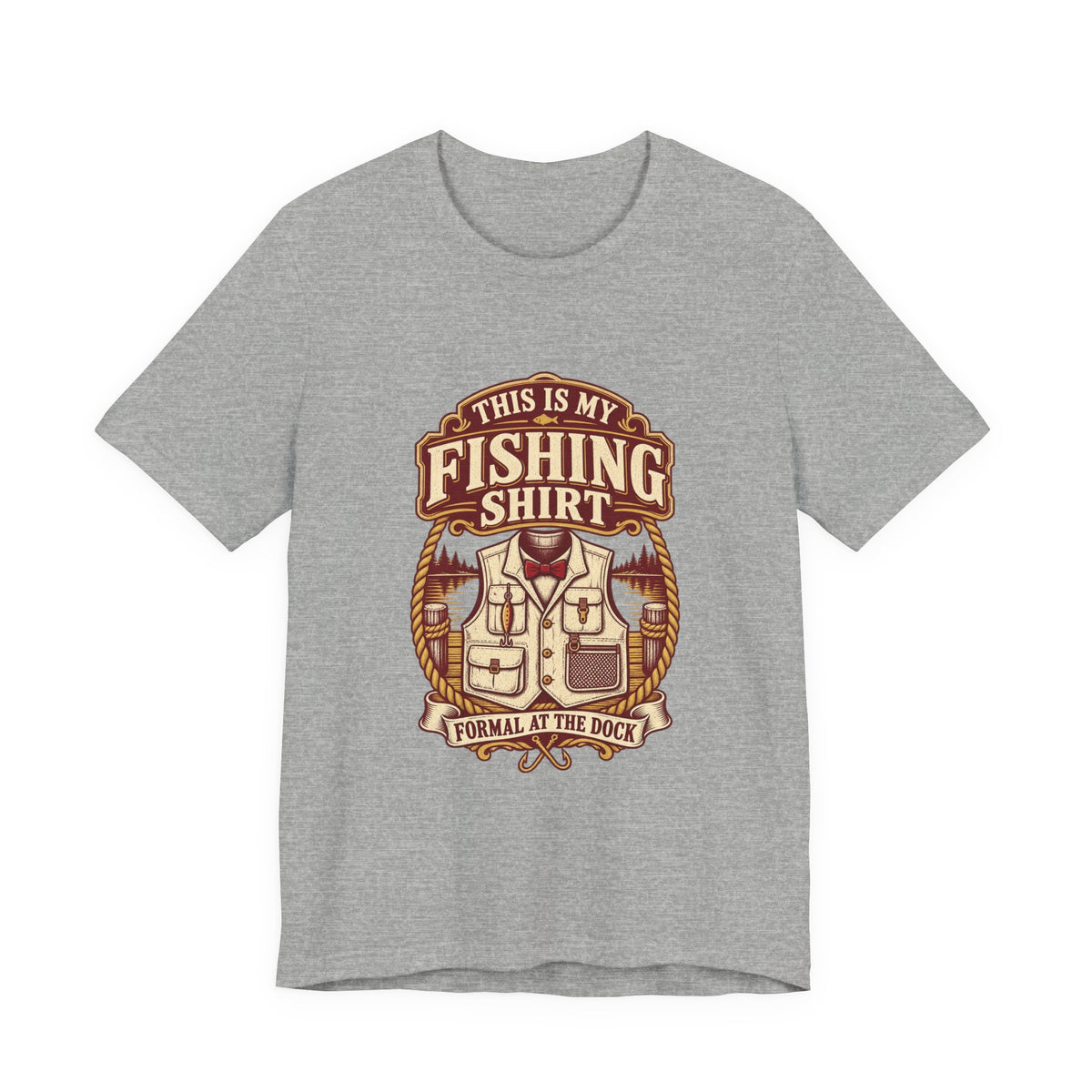 This Is My Fishing Shirt T-Shirt — Formal at the Dock Vintage Angler Tee