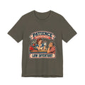 Patience Department Low Inventory Retro Diner Humor T-Shirt