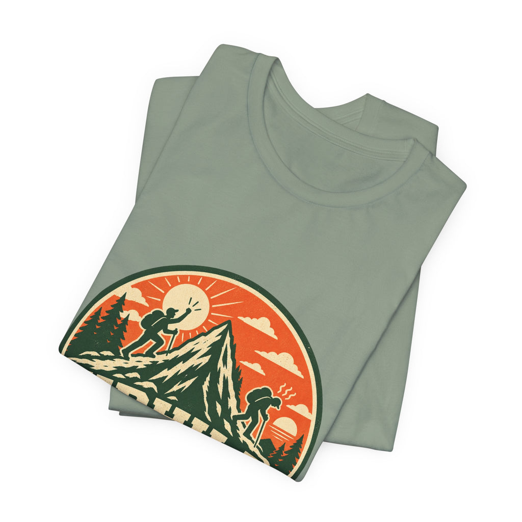 Uphill Enthusiast Downhill Complainer T-Shirt — Vintage Mountain Hiking Tee