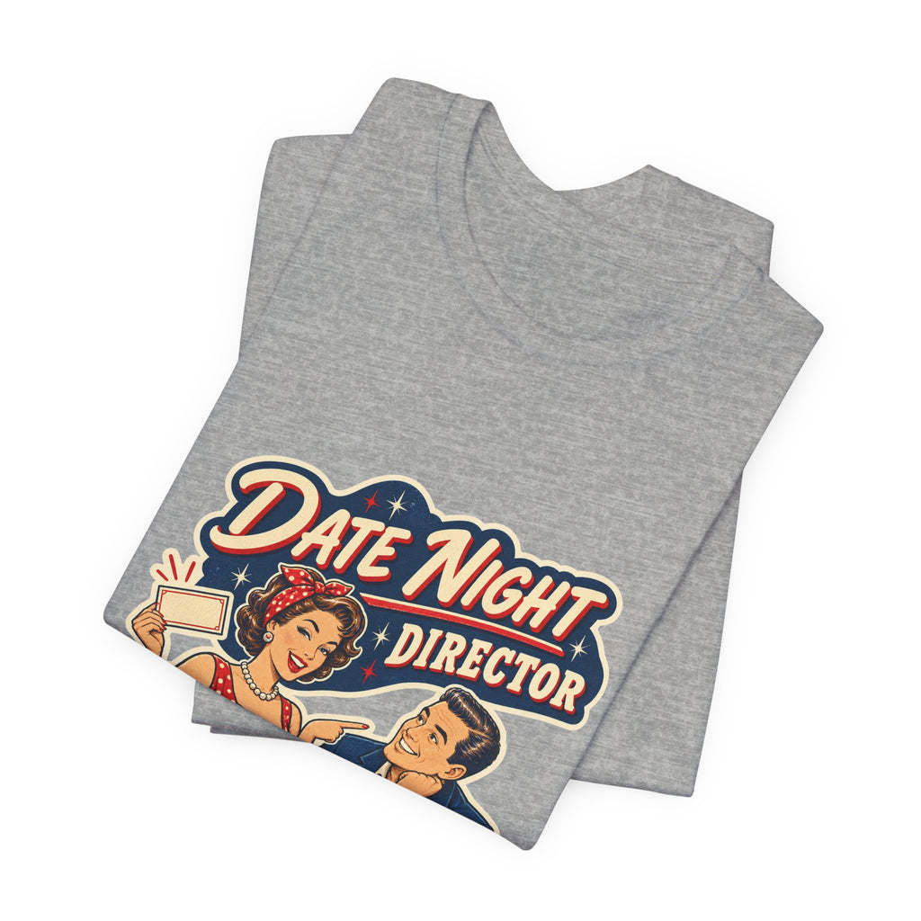 Date Night Director T-Shirt — Reservations Confirmed Retro Couple Dinner Date Tee