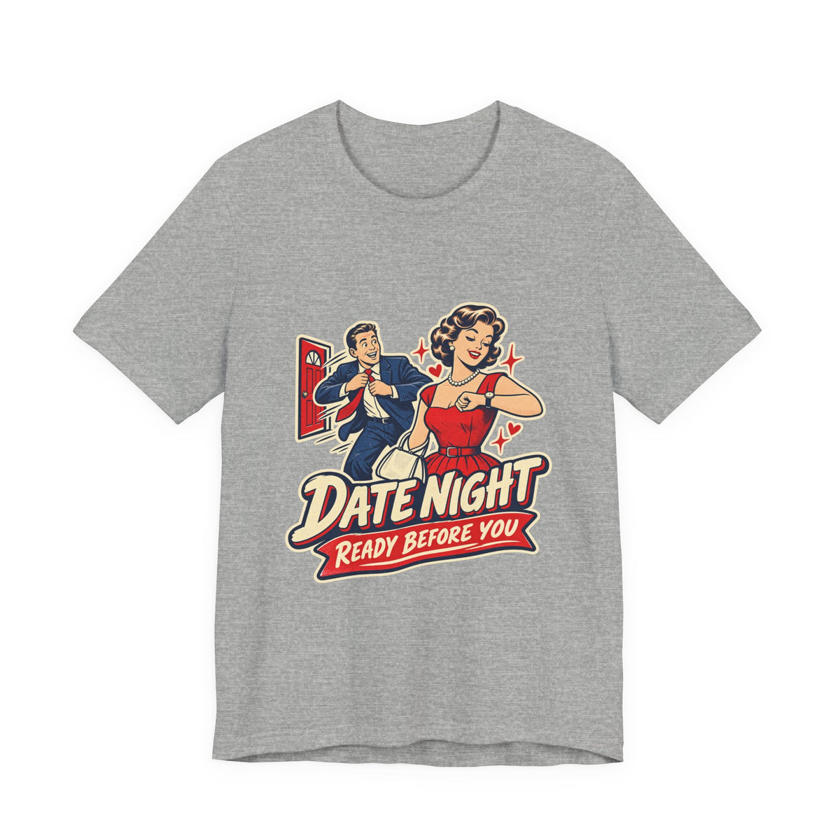 Date Night Ready Before You Retro Couple T-Shirt