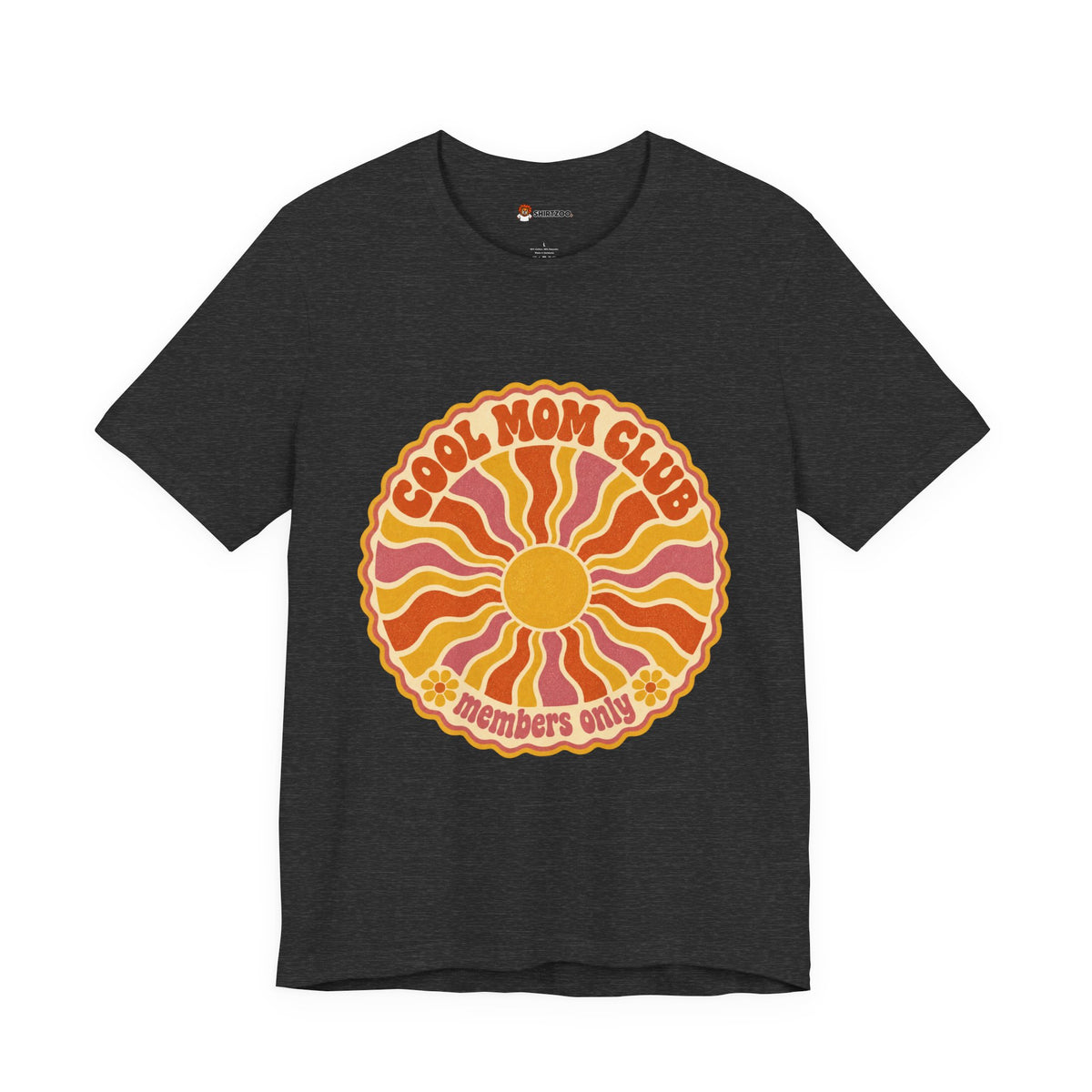 Cool Mom Club Tee — Retro Sun Graphic "Members Only" Mother's Day Shirt