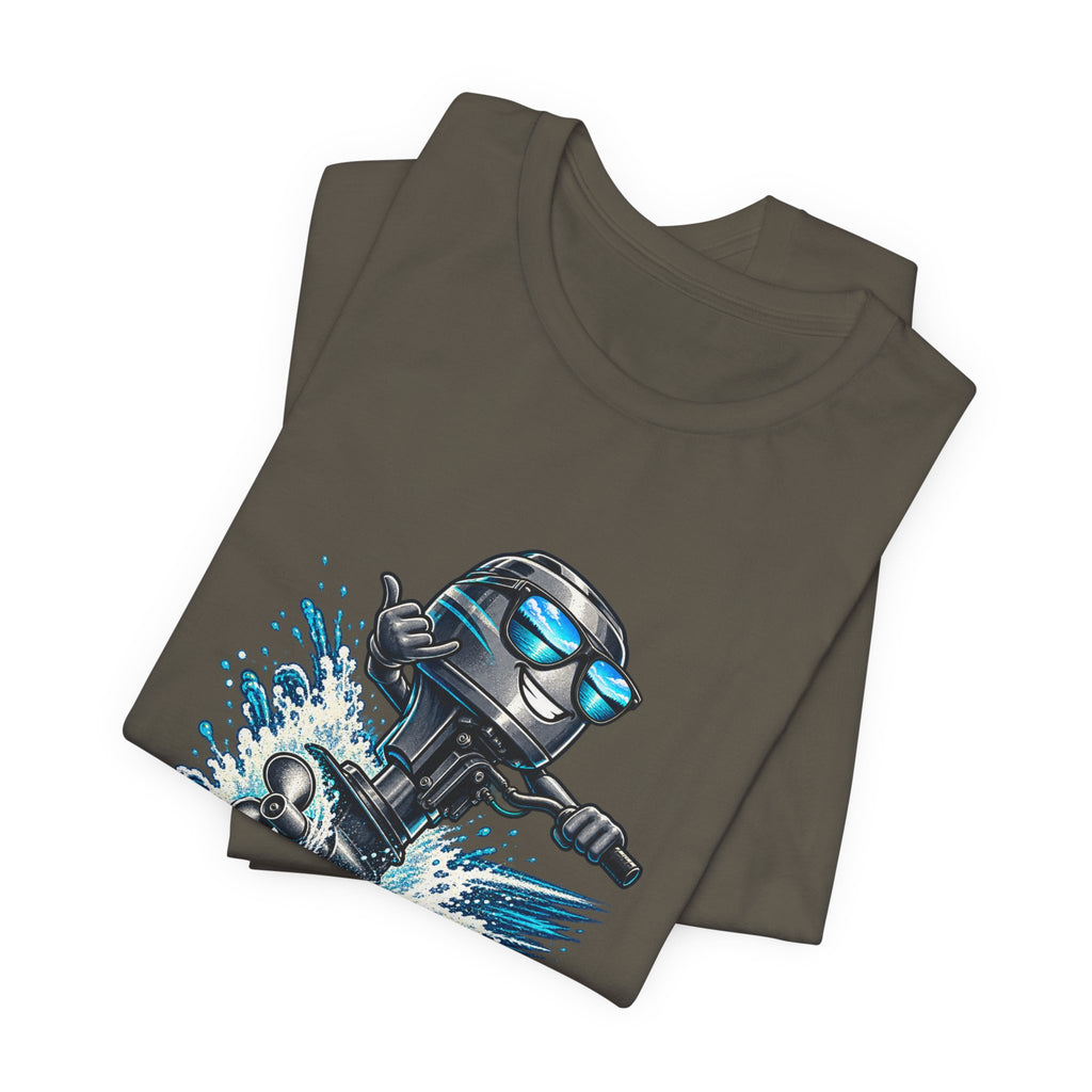 Current Mood: Outboard T-Shirt — Funny Boating and Outboard Motor Graphic Tee