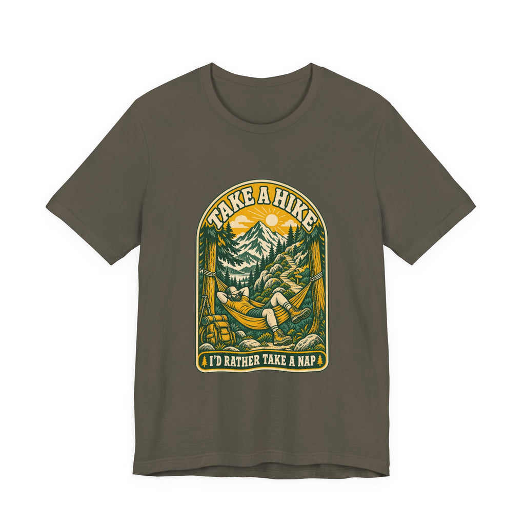 I'd Rather Take a Nap Vintage Hiking T-Shirt — Hammock Mountain Outdoors Tee