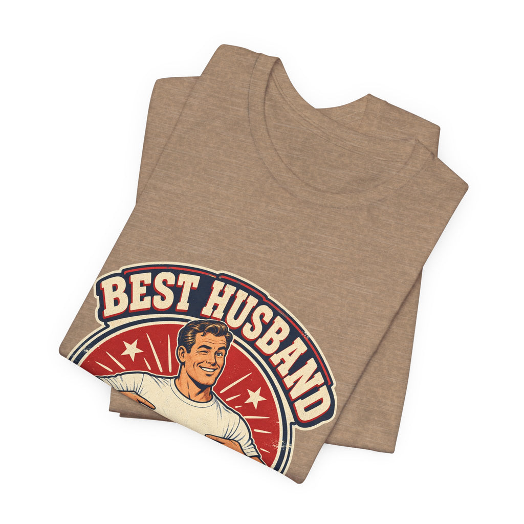 Best Husband Vintage T-Shirt — Funny Retro Husband Pride Design