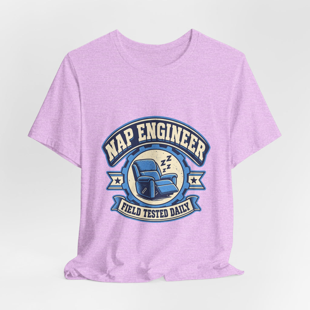 Vintage Nap Engineer T-Shirt — Field Tested Daily Recliner Design