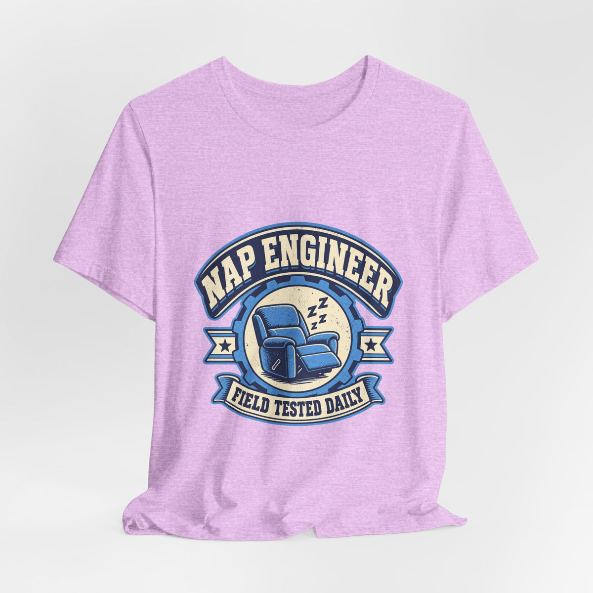 Vintage Nap Engineer T-Shirt — Field Tested Daily Recliner Design
