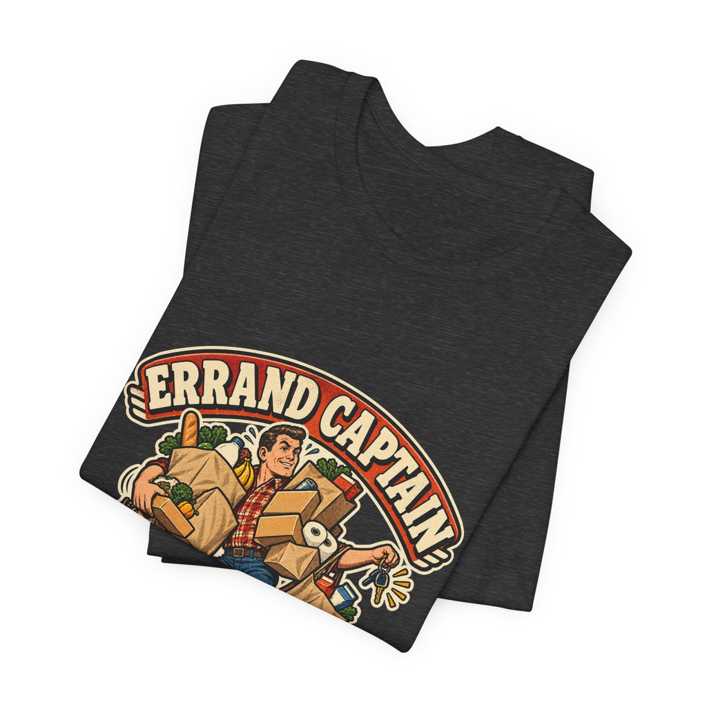 Errand Captain One Trip Maximum T-Shirt — Retro Grocery Haul Humor Tee