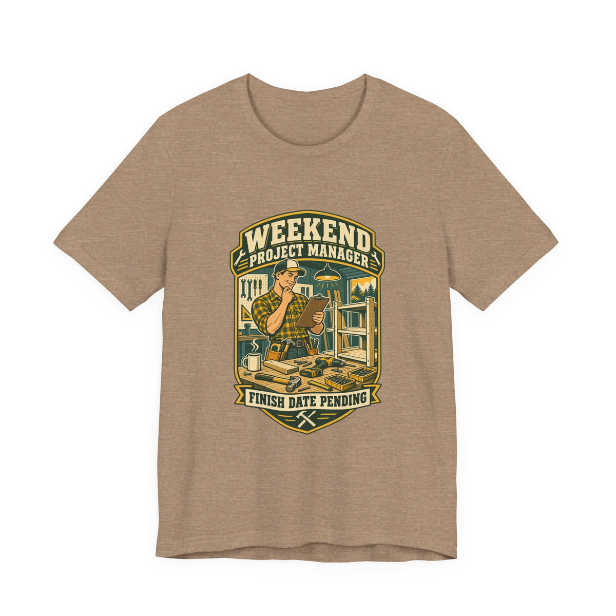 Weekend Project Manager T-Shirt, Finish Date Pending DIY Workshop Vintage Tee