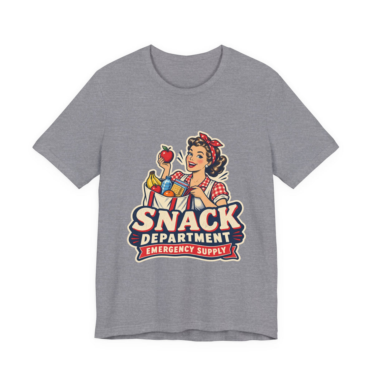 Snack Department Emergency Supply Vintage Grocery Pinup Tee
