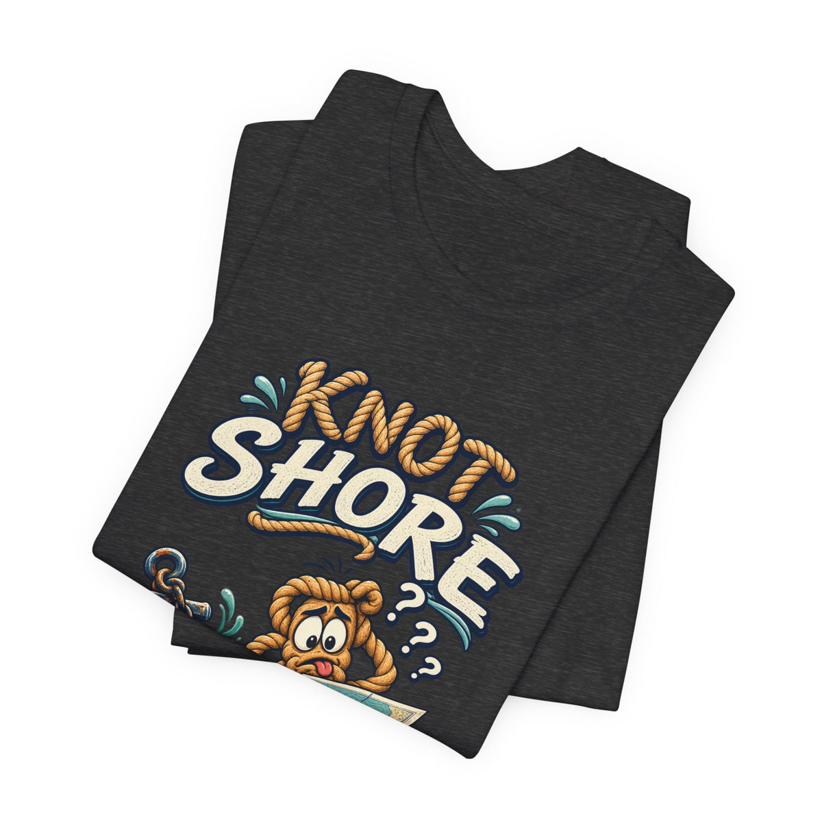 Knot Shore What I'm Doing T-Shirt — Funny Nautical Rope Character Humor Tee