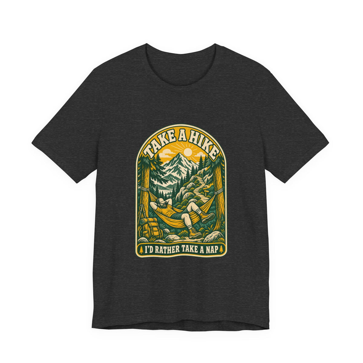 I'd Rather Take a Nap Vintage Hiking T-Shirt — Hammock Mountain Outdoors Tee
