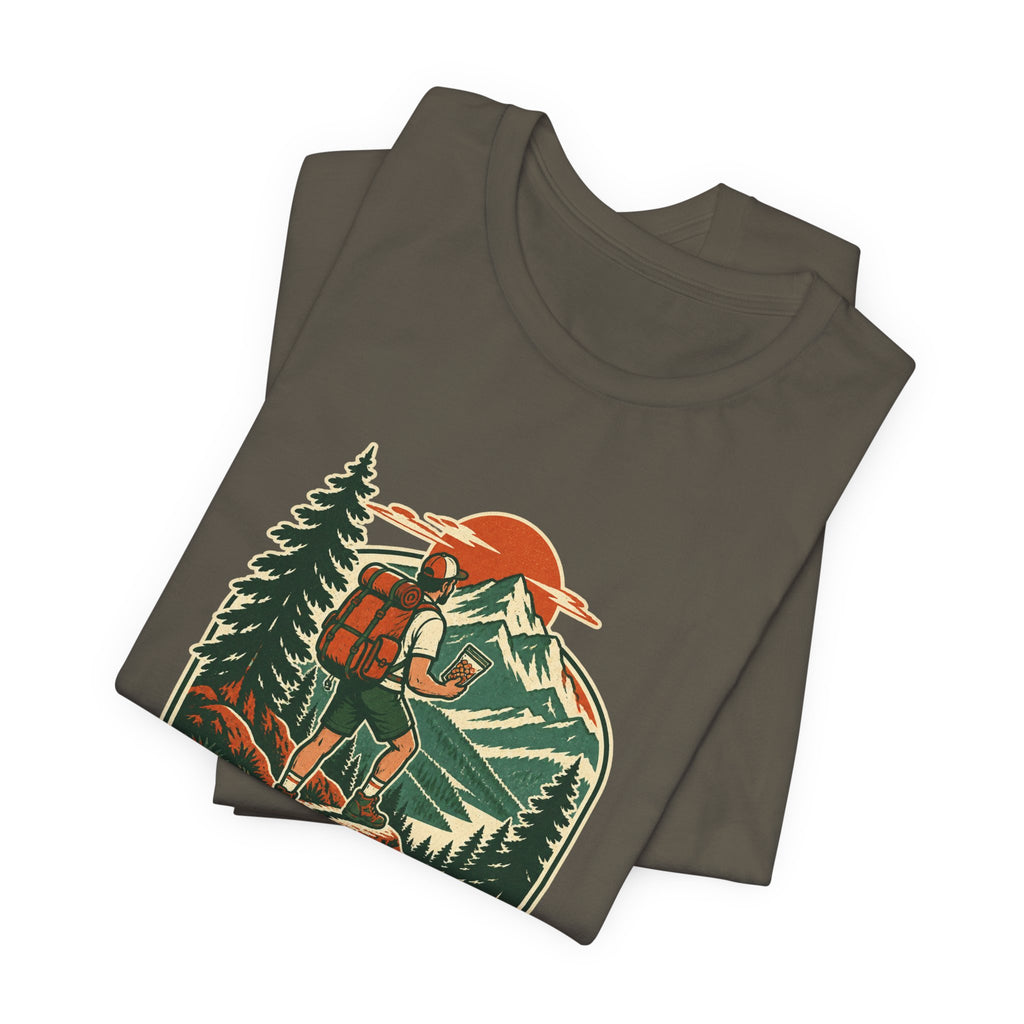 Trail Mix Manager T-Shirt — Quality Control on Every Mile Vintage Hiking Tee