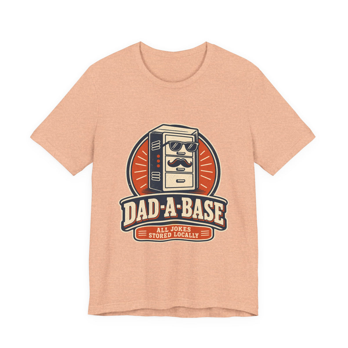 Dad-A-Base T-Shirt, Funny Dad Joke Database Tee, Cool Vintage Father’s Day Gift