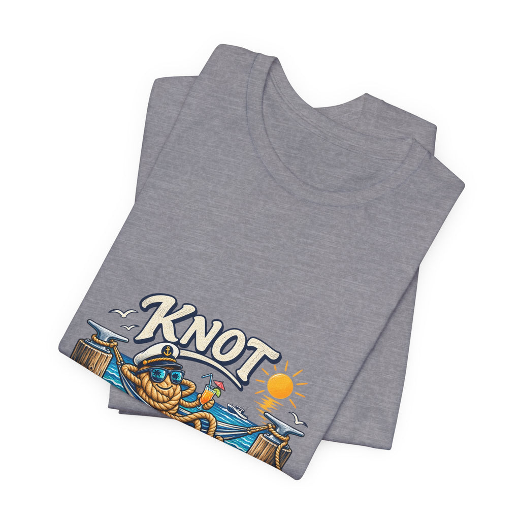 Knot Working Today Nautical T-Shirt — Funny Relaxed Sailor Beach Design