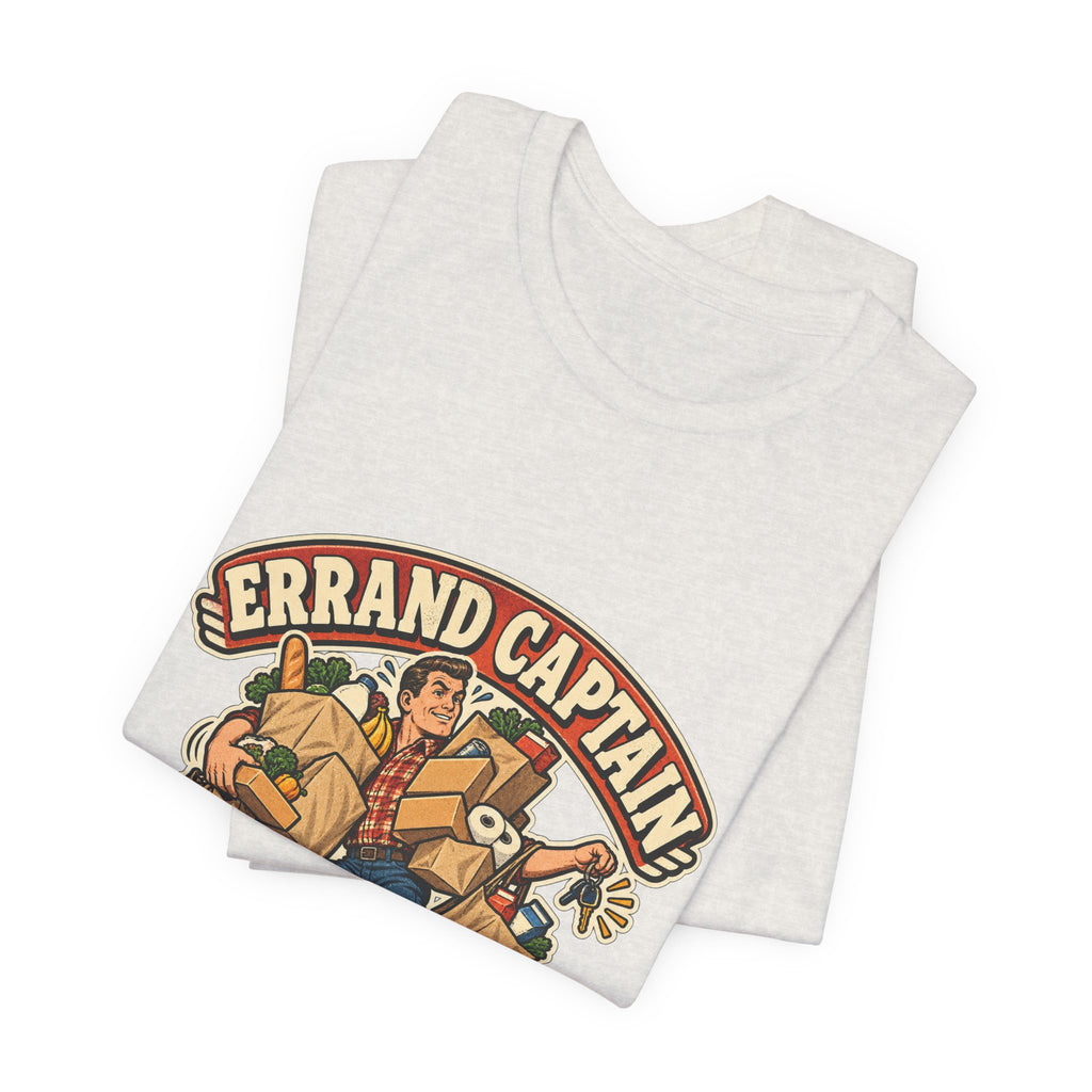 Errand Captain One Trip Maximum T-Shirt — Retro Grocery Haul Humor Tee