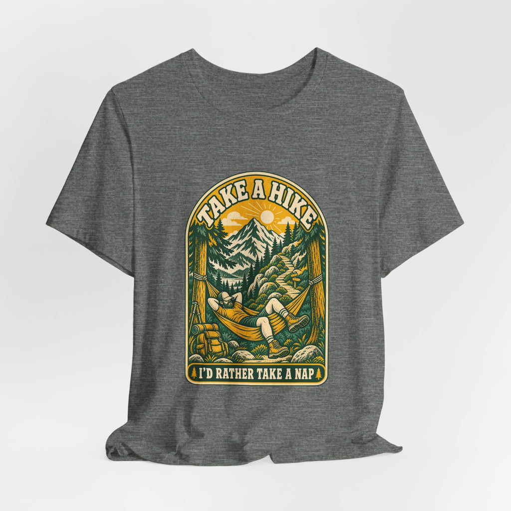 I'd Rather Take a Nap Vintage Hiking T-Shirt — Hammock Mountain Outdoors Tee