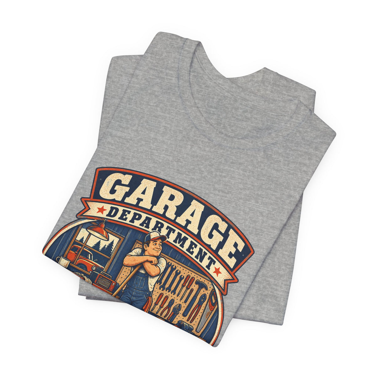 Garage Department Looking Busy Since Saturday Vintage Mechanic T-Shirt