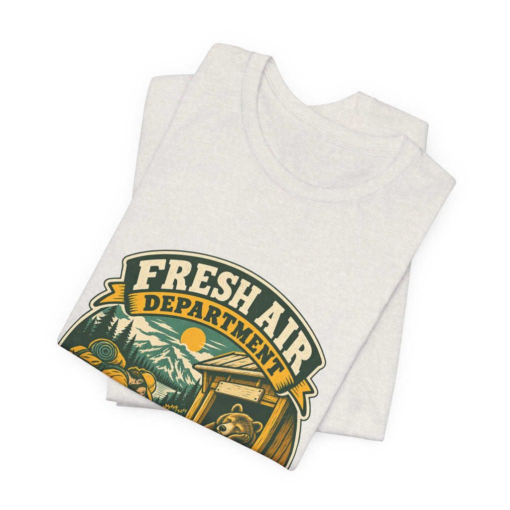 Fresh Air Department T-Shirt — Requesting a Transfer Vintage Bear Ranger Tee