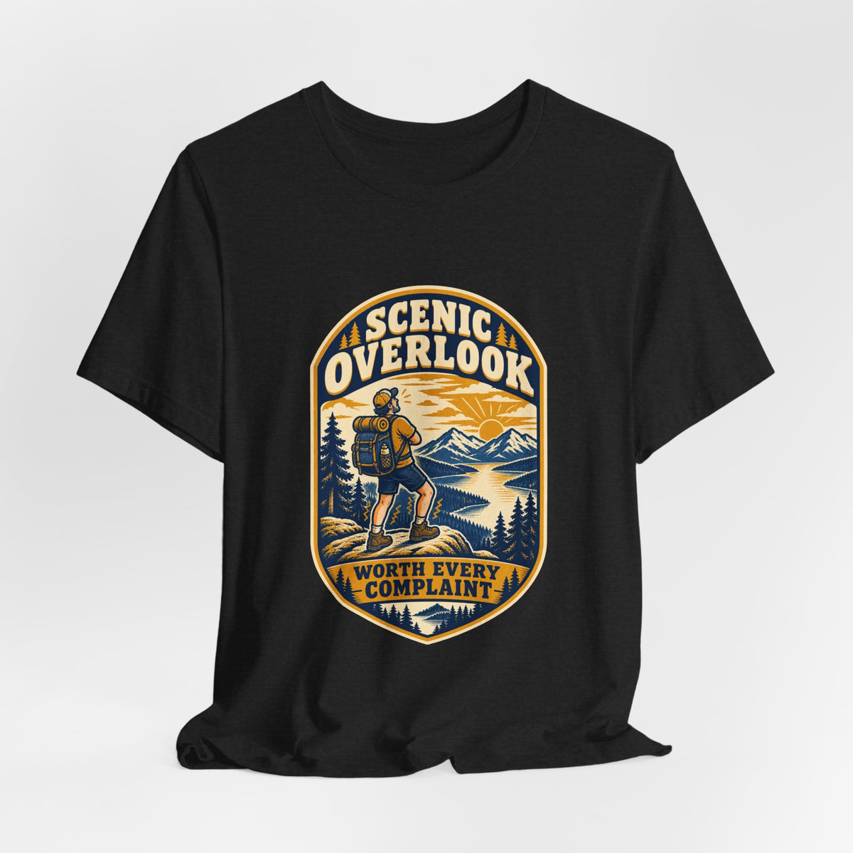 Scenic Overlook T-Shirt — Worth Every Complaint Vintage Hiking Mountain Tee