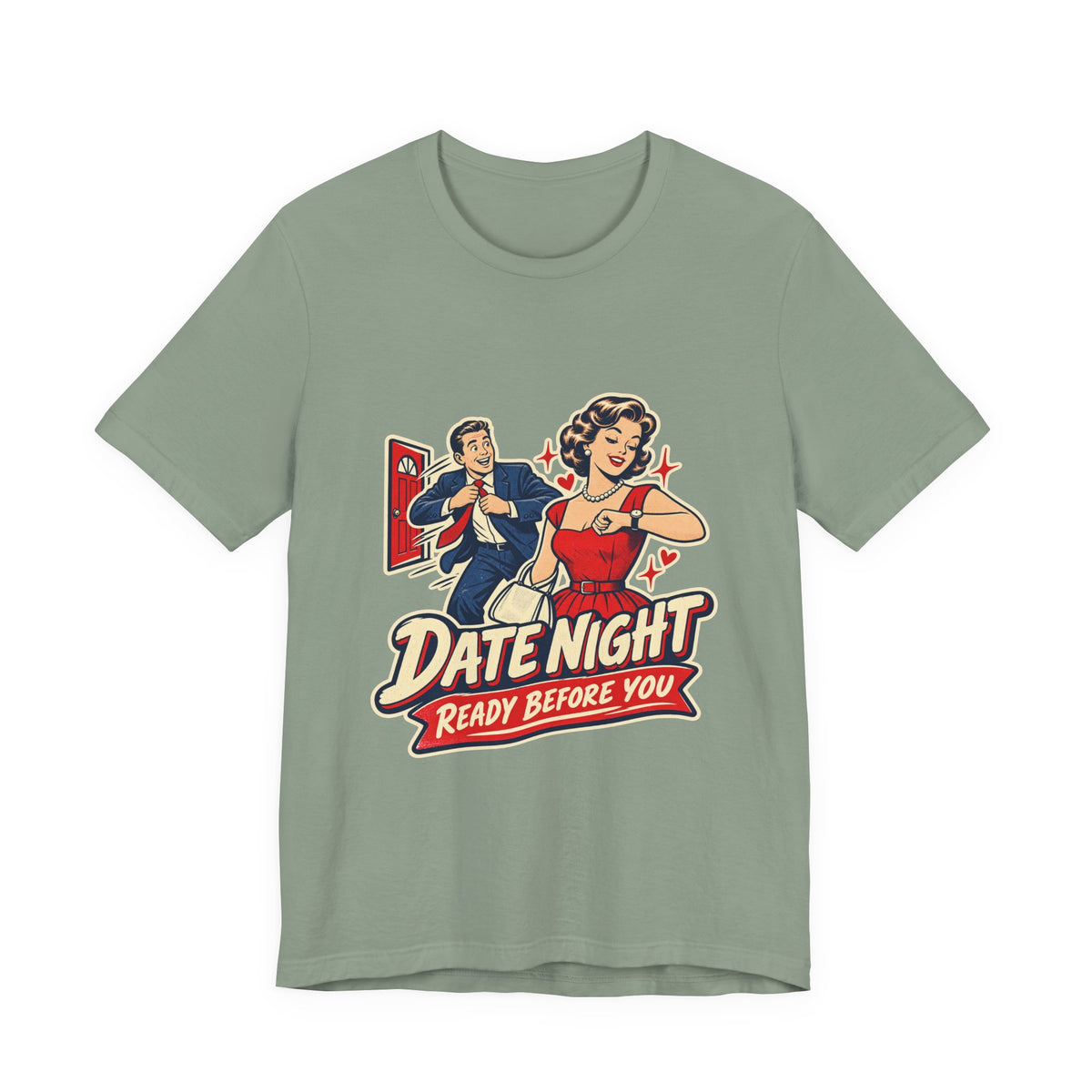 Date Night Ready Before You Retro Couple T-Shirt