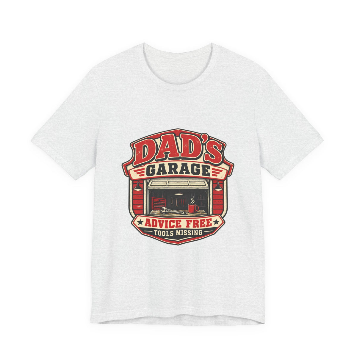 Dad’s Garage T-Shirt — Advice Free, Tools Missing Vintage Mechanic Tee