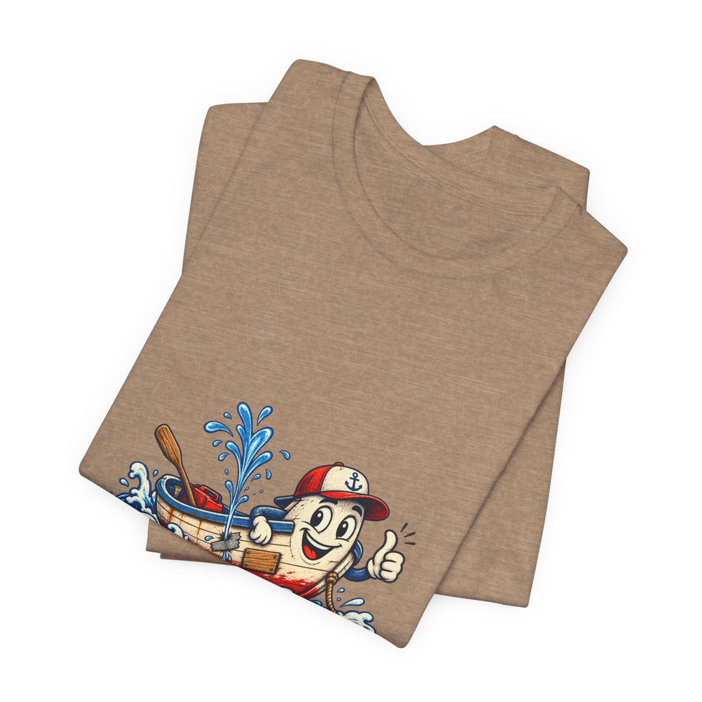 Unsinkable-ish Boat T-Shirt, Funny Nautical Vintage Cartoon Tee