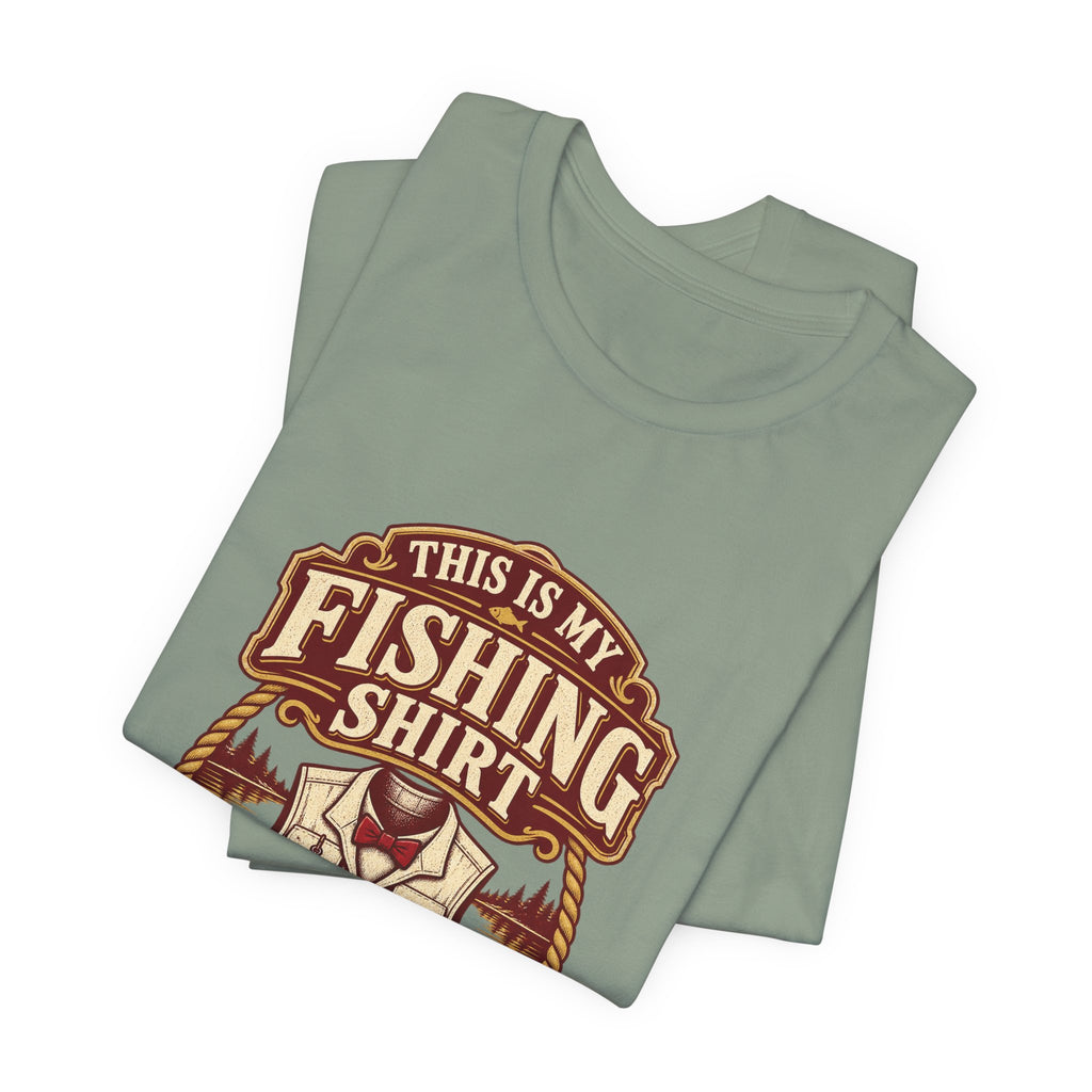 This Is My Fishing Shirt T-Shirt — Formal at the Dock Vintage Angler Tee