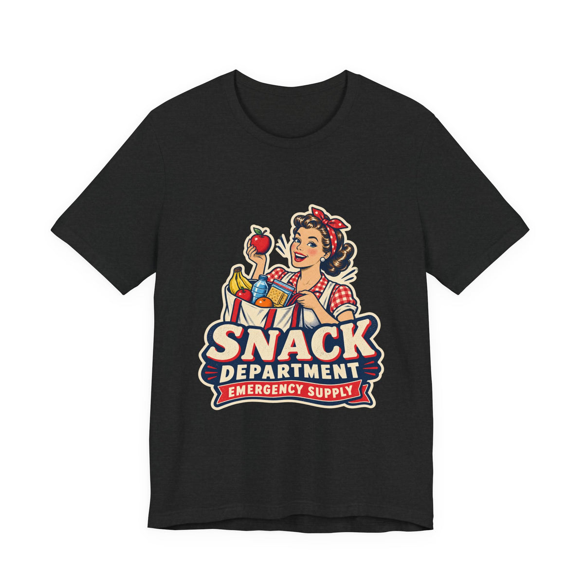Snack Department Emergency Supply Vintage Grocery Pinup Tee