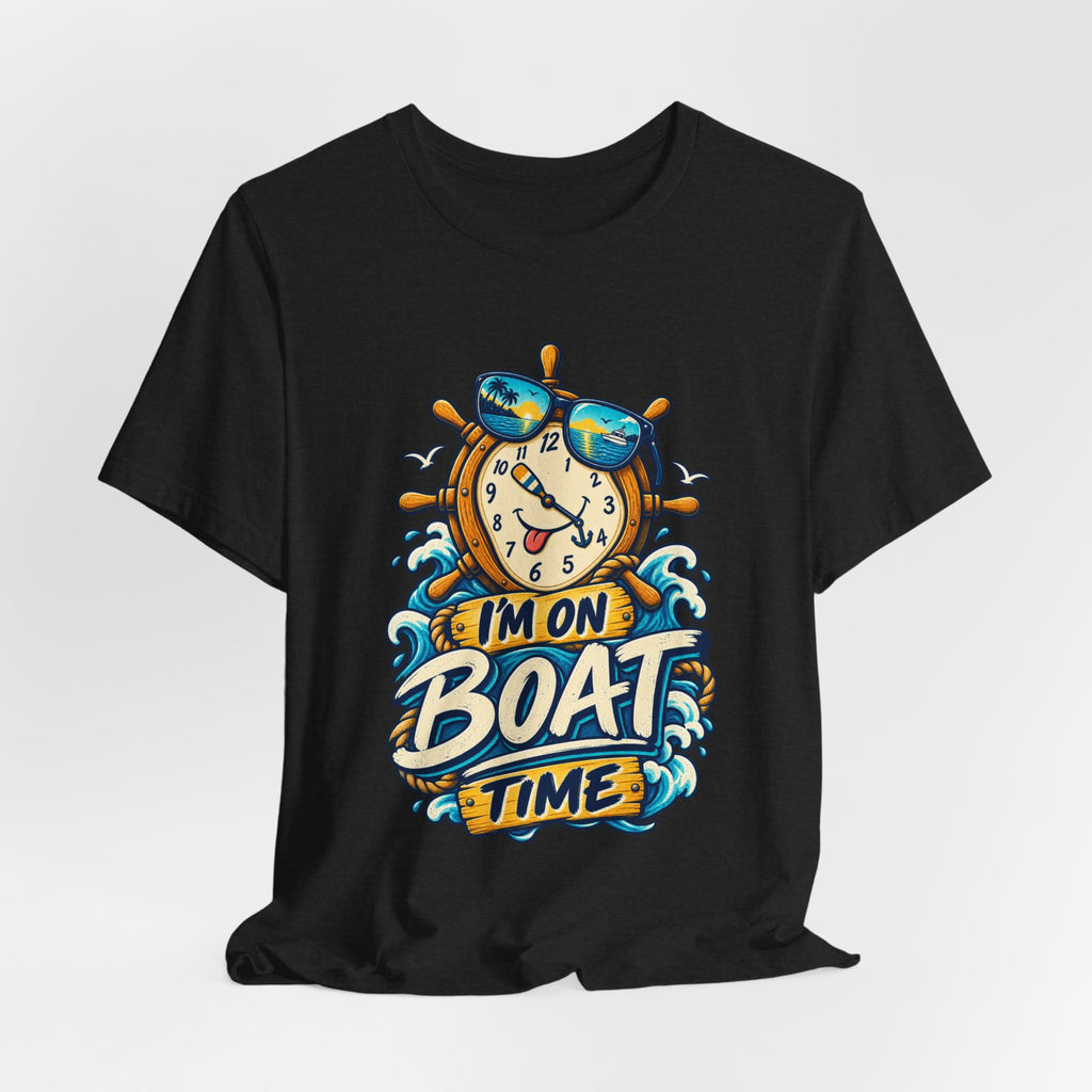 I'm on Boat Time T-Shirt — Funny Nautical Vintage Boating Design