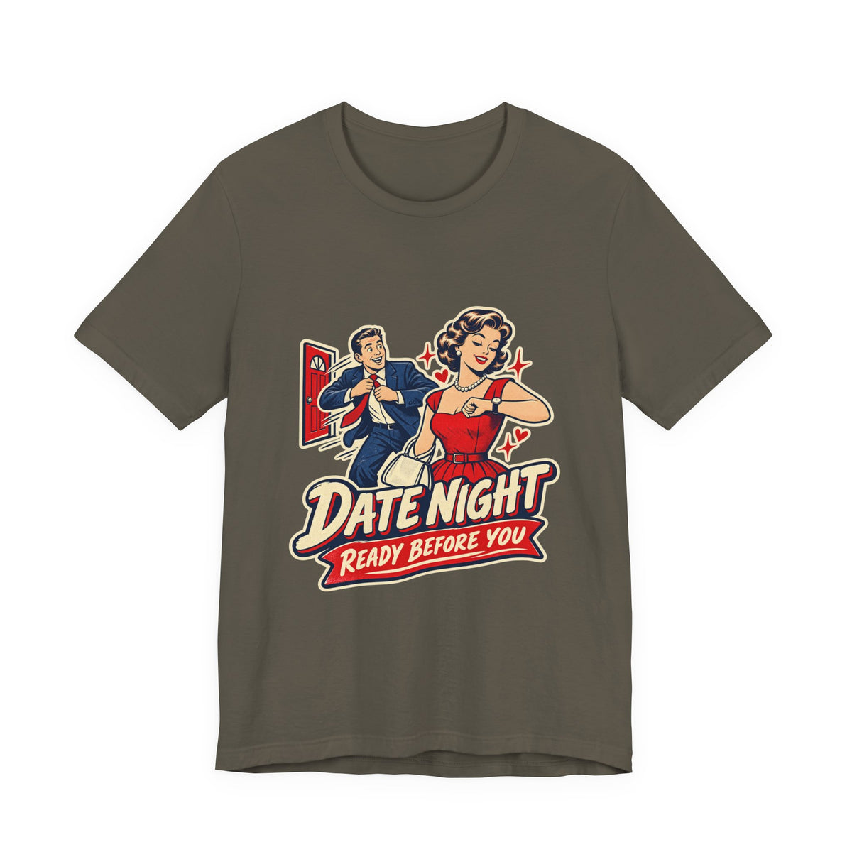 Date Night Ready Before You Retro Couple T-Shirt