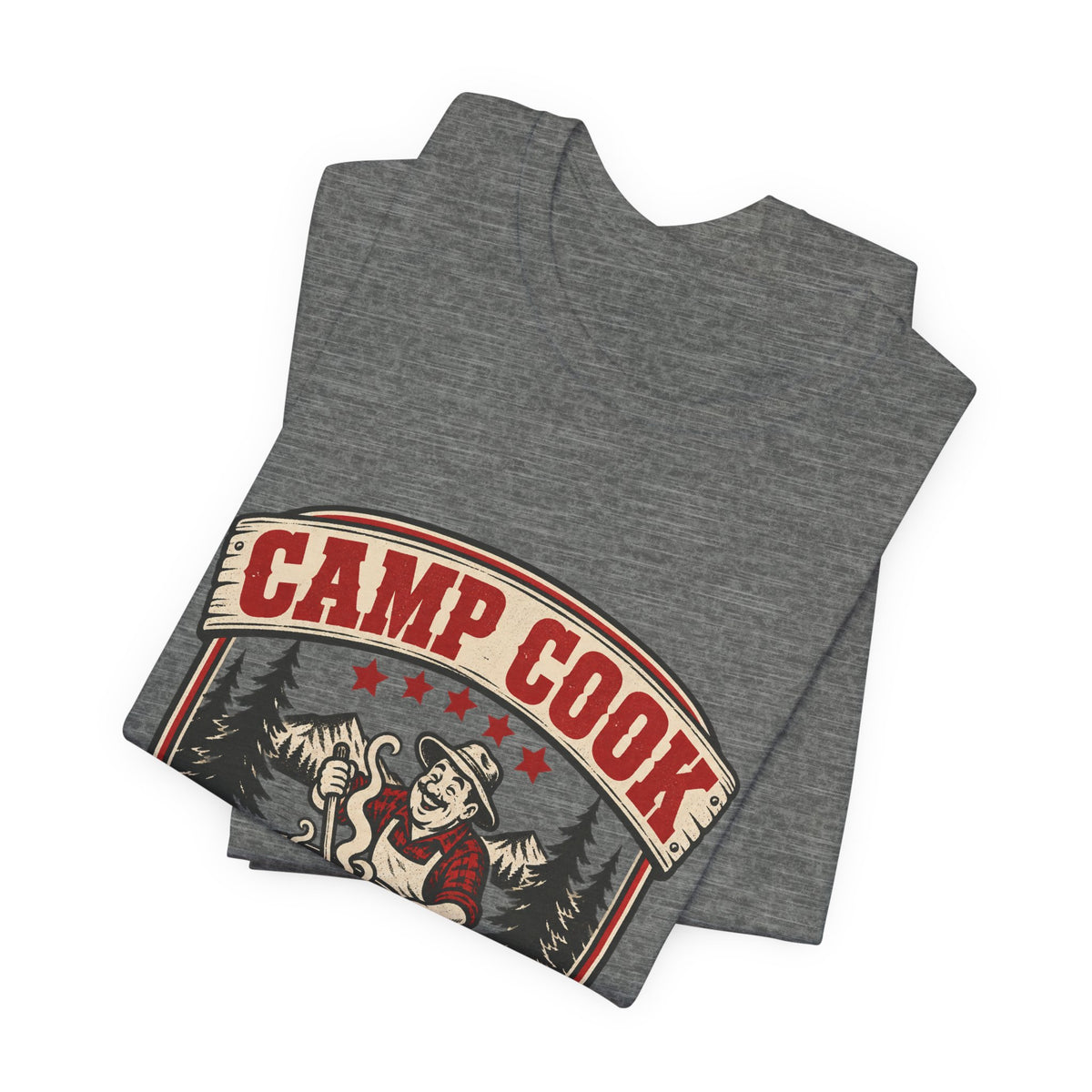 Camp Cook T-Shirt — Five-Star Meals One-Pot Menu Vintage Camping Tee