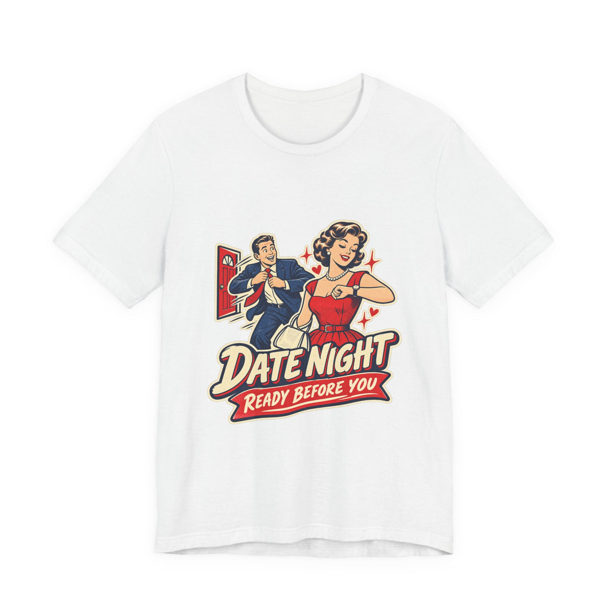 Date Night Ready Before You Retro Couple T-Shirt