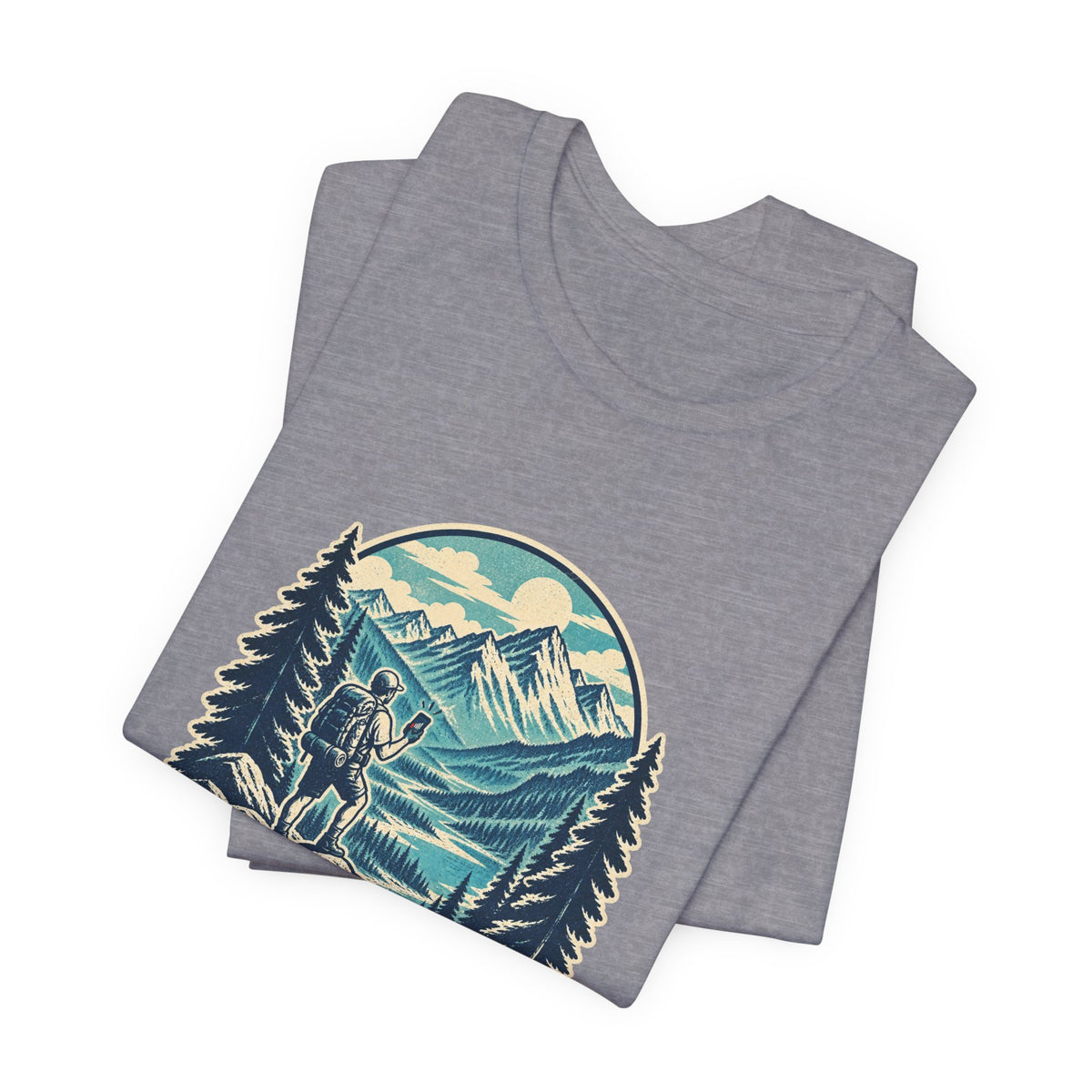 Wilderness WiFi T-Shirt — Signal Not Found Vintage Mountain Hiking Tee