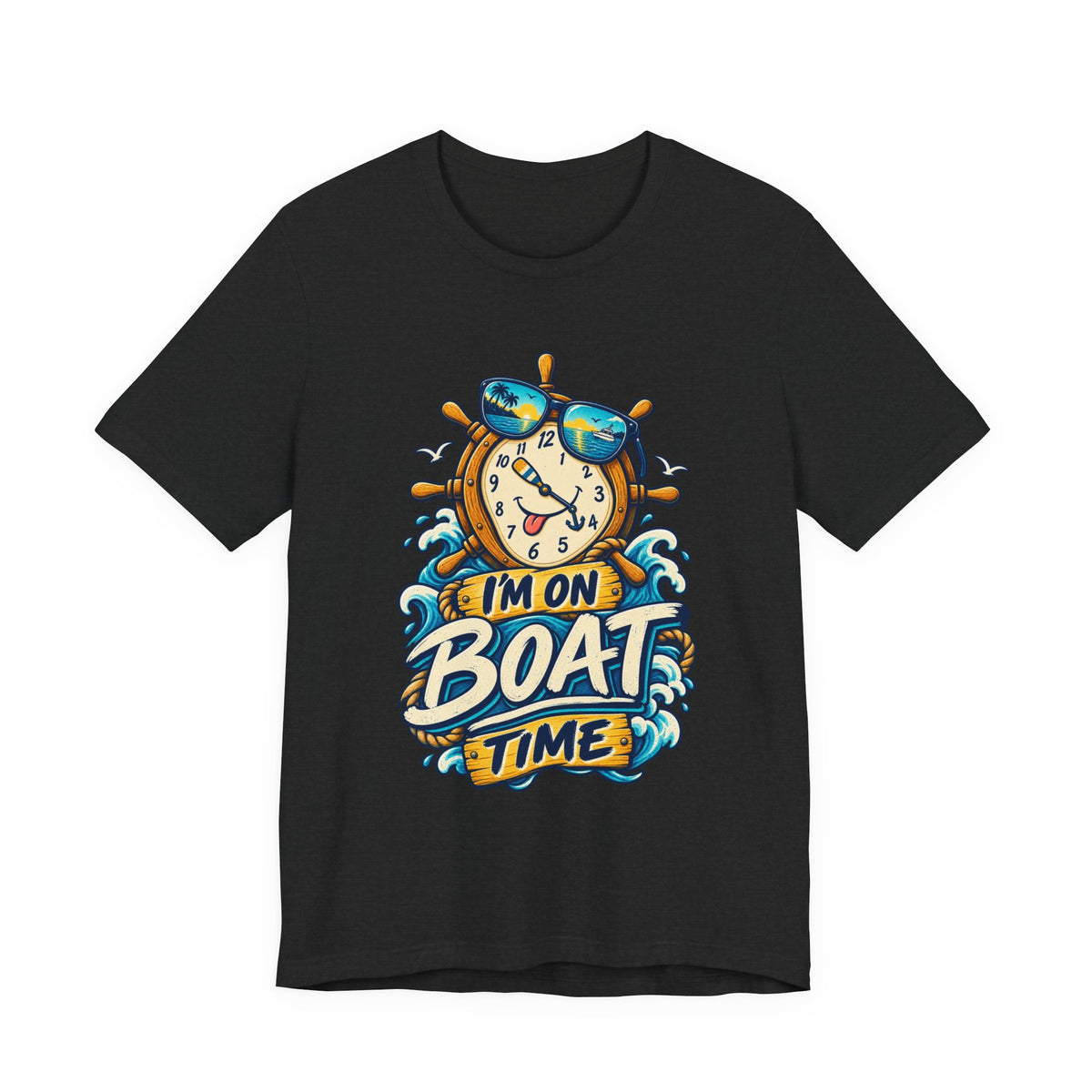 I'm on Boat Time T-Shirt — Funny Nautical Vintage Boating Design