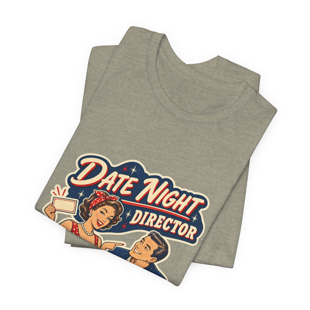 Date Night Director T-Shirt — Reservations Confirmed Retro Couple Dinner Date Tee